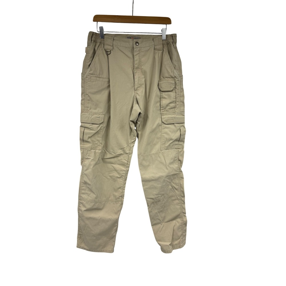 5.11 Tactical Taclite Pro Ripstop Cargo Pants Khaki Beige Mens Size 34